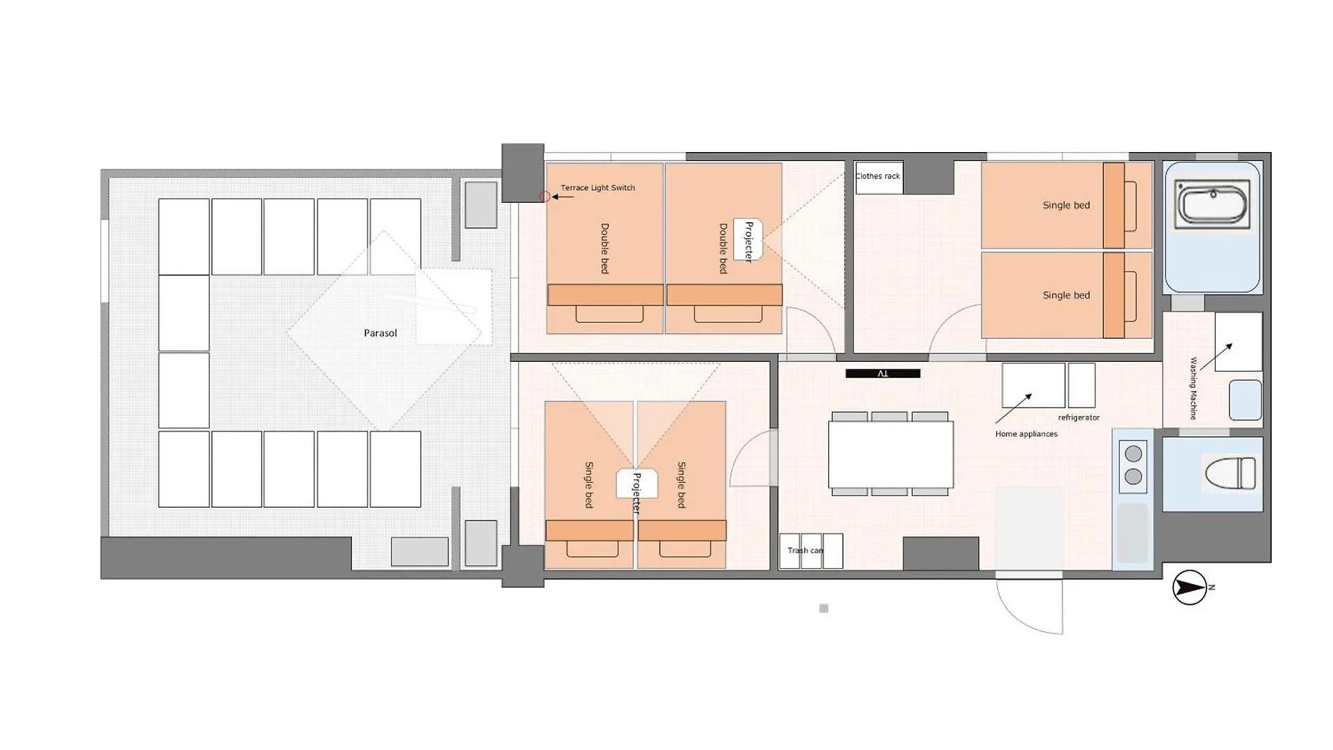 V.Close To Shinjuku Kabukicho/Korean Town/Frwifi D Tokyo Apartment